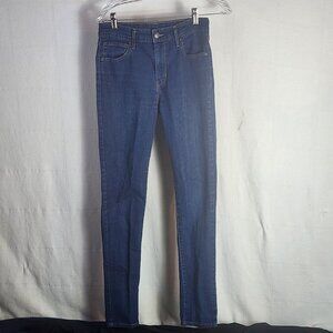 Levi Strauss Medium Wash 711 Skinny Stretch Cotton Poly Elastane Jean Sz W28 L30